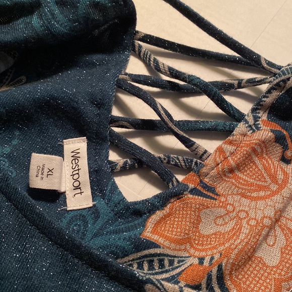 Ladies sparkle Knit Top size XL - Picture 3 of 3